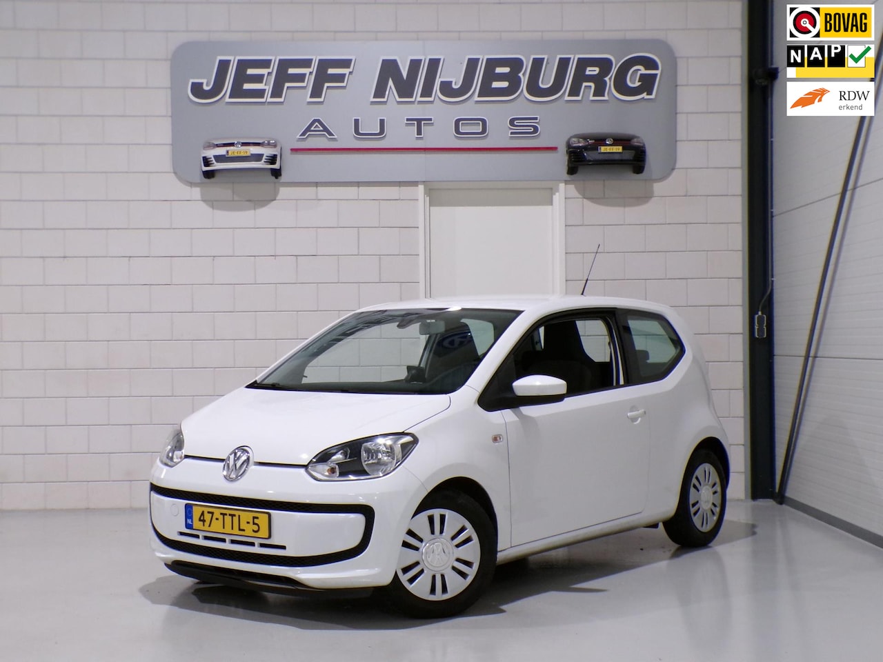 Volkswagen Up! - 1.0 move up! "Origineel NL!" Navigatie Bluetooth Airco Elektrische-ramen Garantie - AutoWereld.nl
