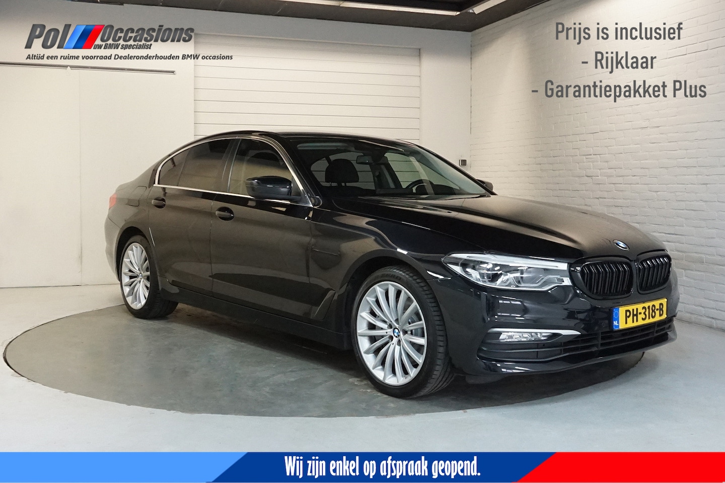 BMW 5-serie - 540i High Executive Automaat | Comfortstoelen | Leer | NL AUTO | - AutoWereld.nl