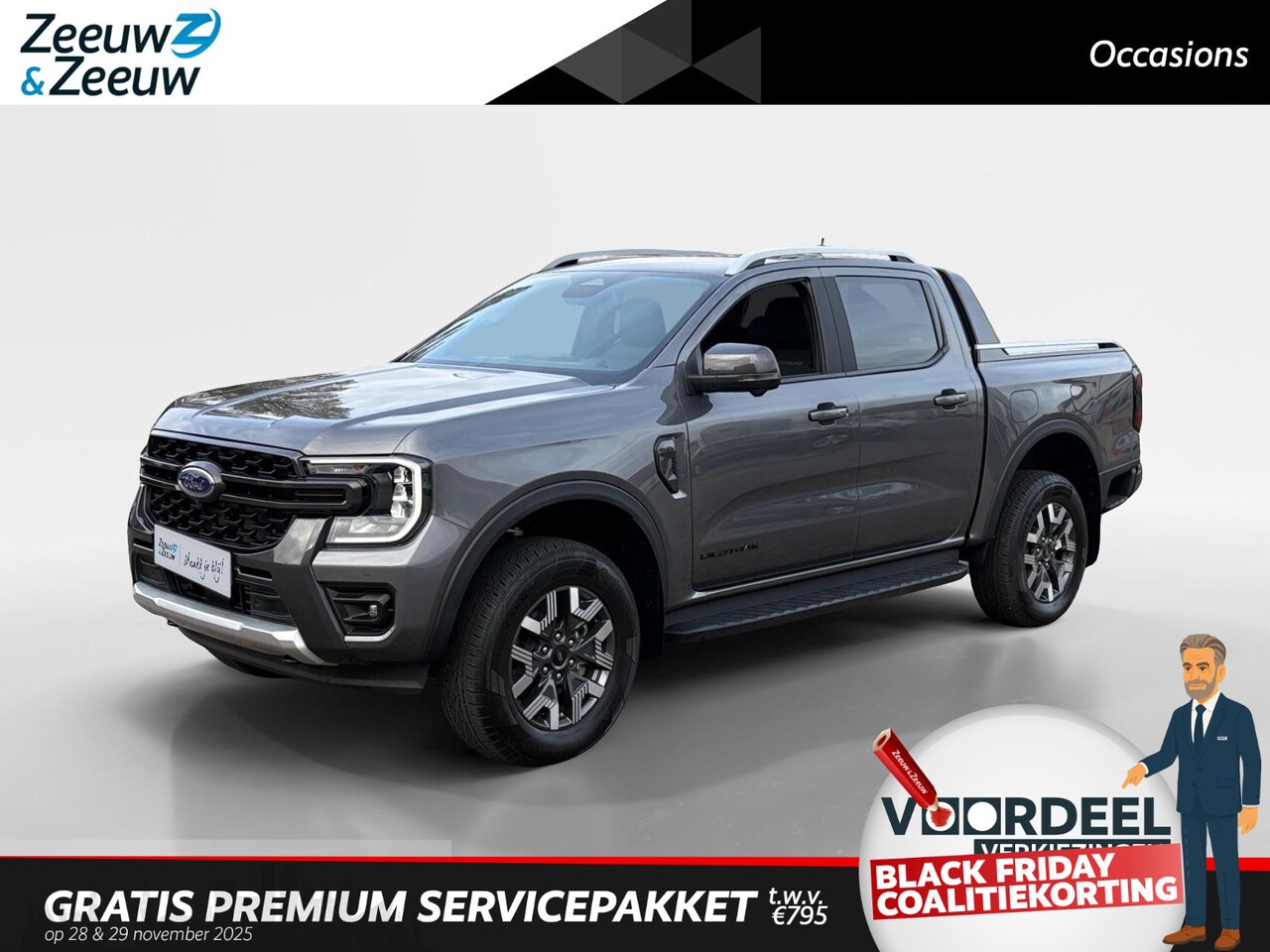 Ford Ranger - Wildtrak Double Cab 2.3 PHEV 205 kW/278 pk | Uit Voorraad Leverbaar | Prijs inclusief BPM - AutoWereld.nl