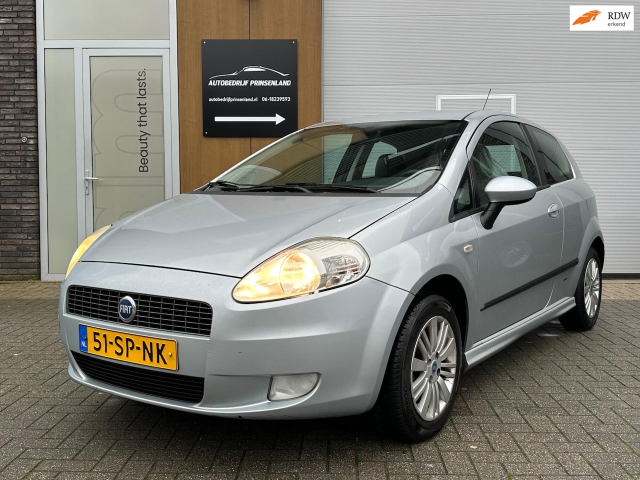 Fiat Grande Punto - 1.4 Edizione Prima| nieuwe Apk | airco | - AutoWereld.nl