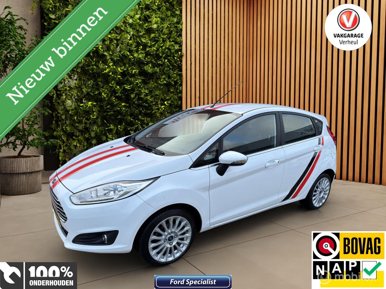 Ford Fiesta - 1.0 EcoBoost Titanium|101Pk|5Drs|Navi|Nap - AutoWereld.nl