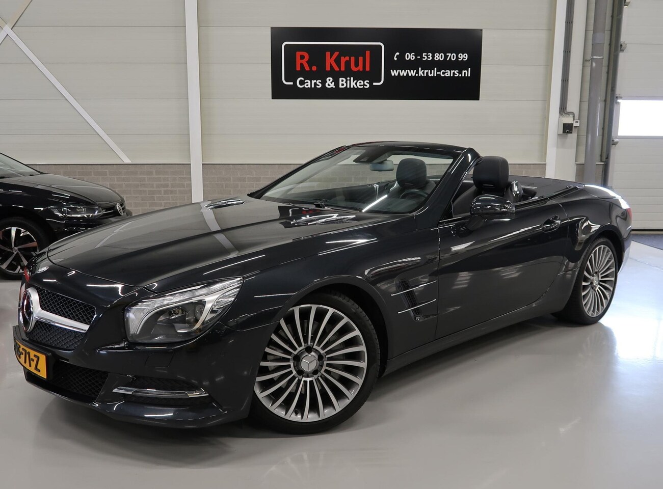 Mercedes-Benz SL-klasse Cabrio - 350 Cabrio Panoramadak H&K Leer Nekverwarming Camera 19 inch Massage Stoelverkoeling Sport - AutoWereld.nl