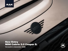 MINI Cabrio - 2.0 Cooper S Rockingham GT Edition, NL-auto, JCW, H/K, LED, 17", sport-stl., keyless, NP53