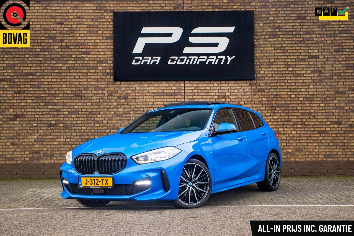 BMW 1-serie - 118i EDE M Sport Edition 118i EDE M Sport Edition, NAP, Leder, Pano, H&K - AutoWereld.nl