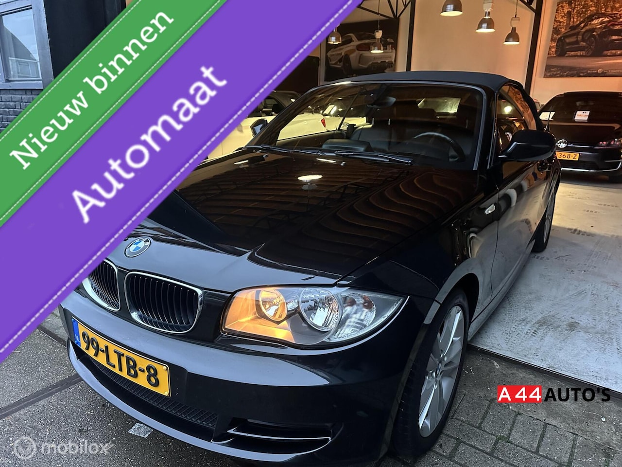 BMW 1-serie Cabrio - 118i High Executive*AUTOMAAT*NL NAP✅* - AutoWereld.nl