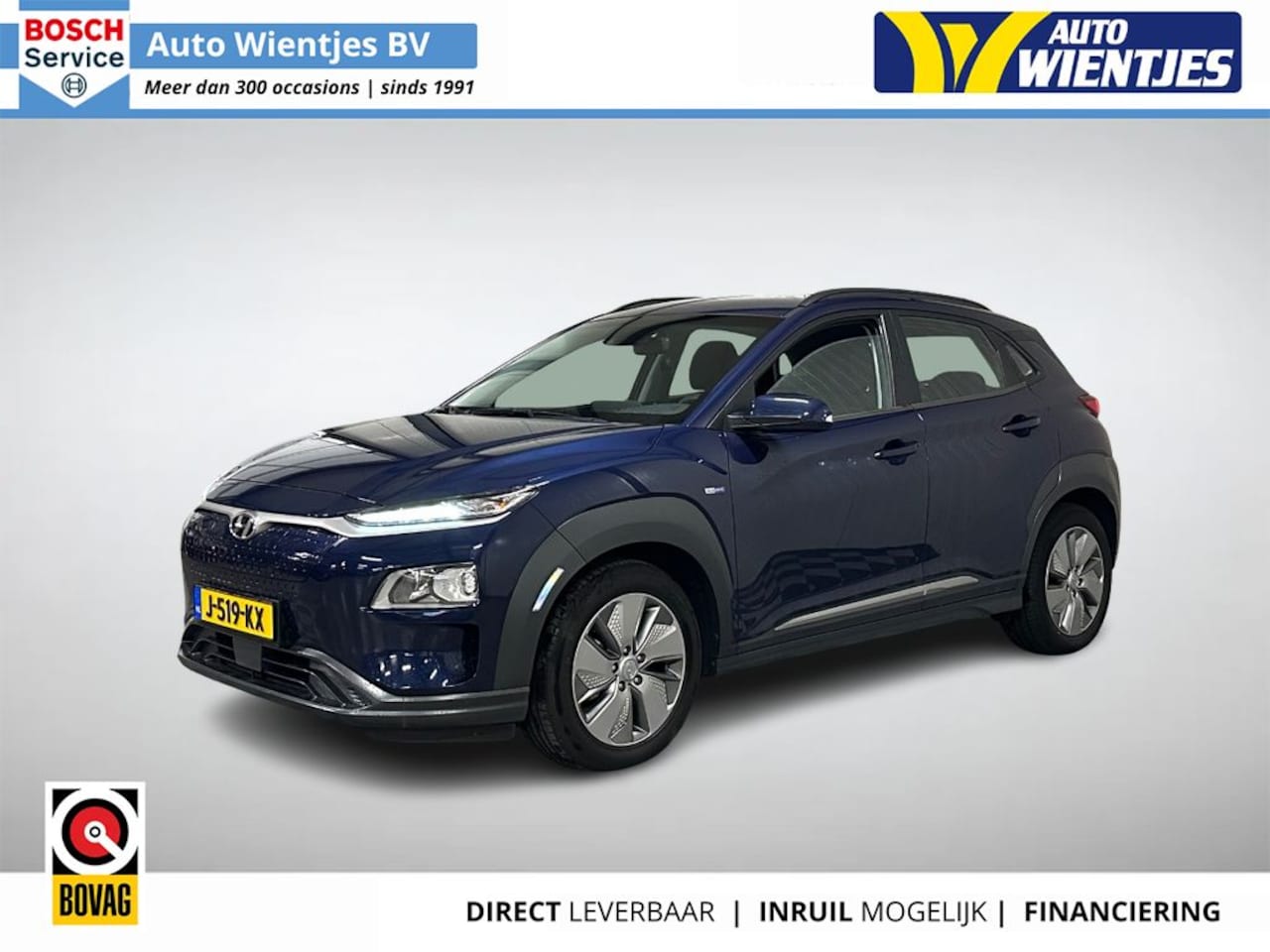 Hyundai Kona Electric - EV Comfort 64kWh 3-Fase | SoH 100% | Navi | Camera - AutoWereld.nl