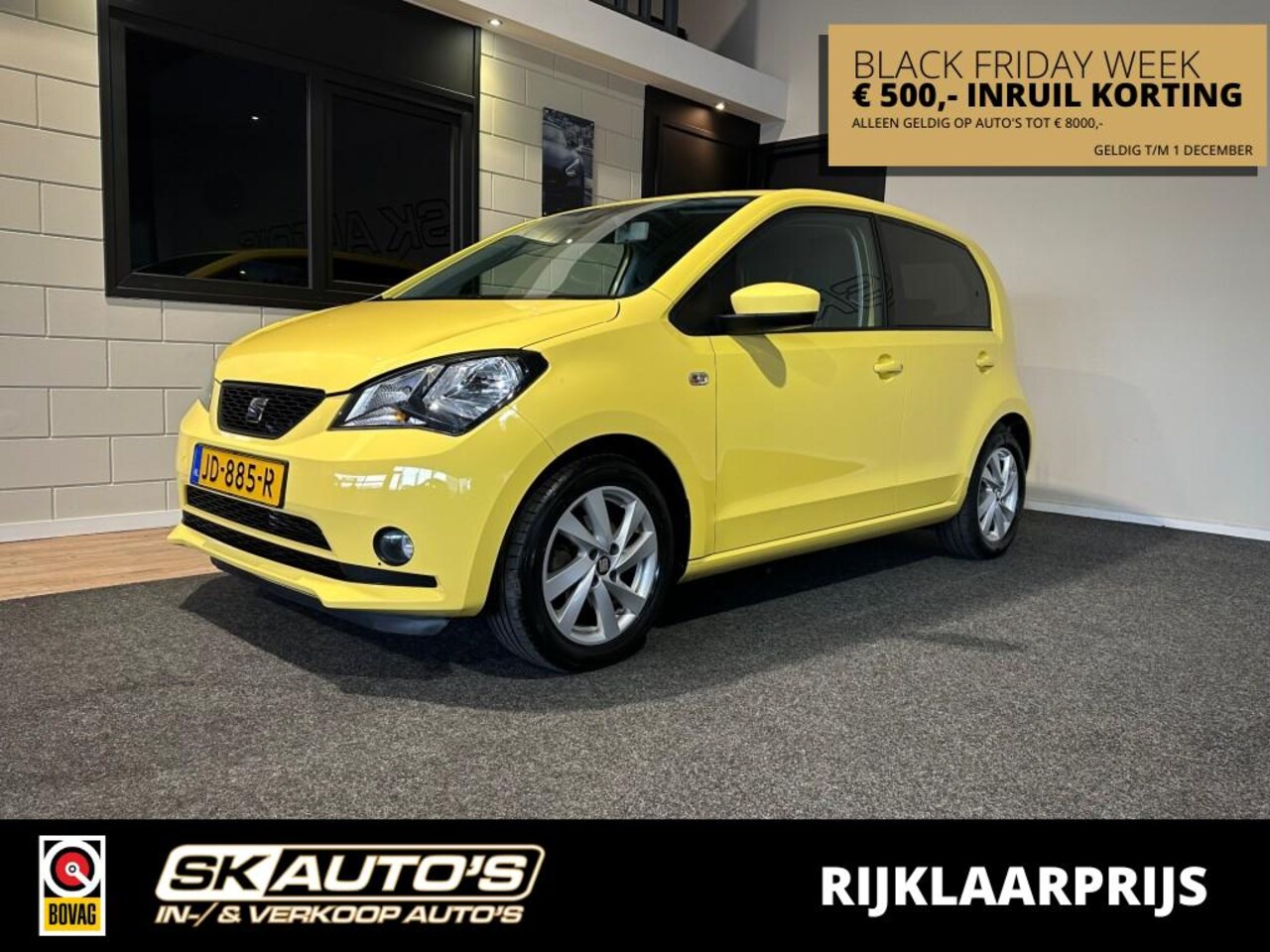 SEAT Mii - 1.0 SPORT CONNECT l CRUISE l PDC l SEATSOUND l AIRCO l - AutoWereld.nl
