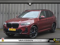 BMW X3 - xDrive30e High Executive M-Sport Pano Head-Up Trekhaak Keyless *Aventurin Red Metallic* Un
