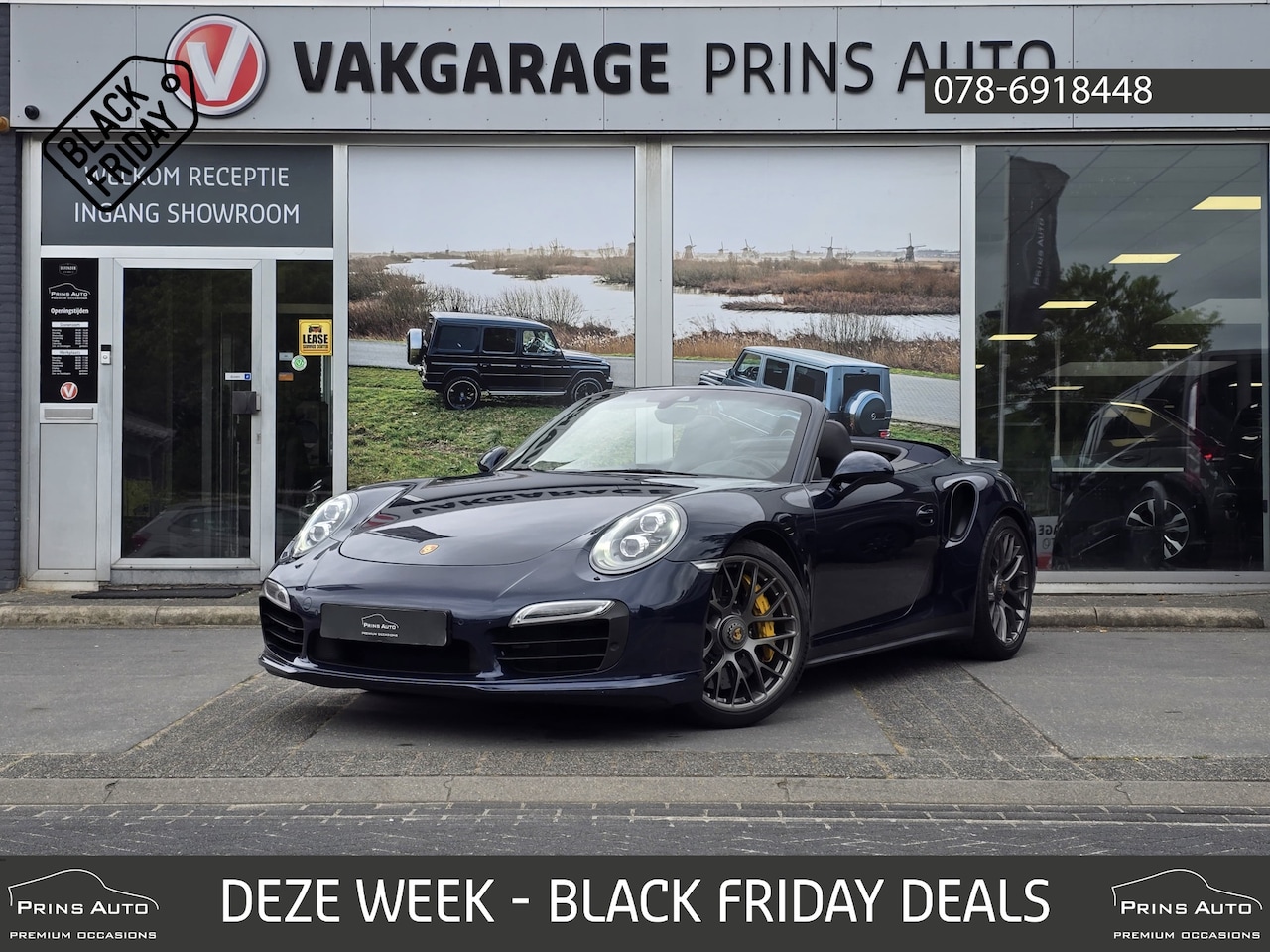 Porsche 911 Cabrio - 3.8 Turbo S |AKRAPOVIC|KERAMISCH|LIFT|ORIG.NL|VOLL. DOCUMENTATIE.| 3308 - AutoWereld.nl