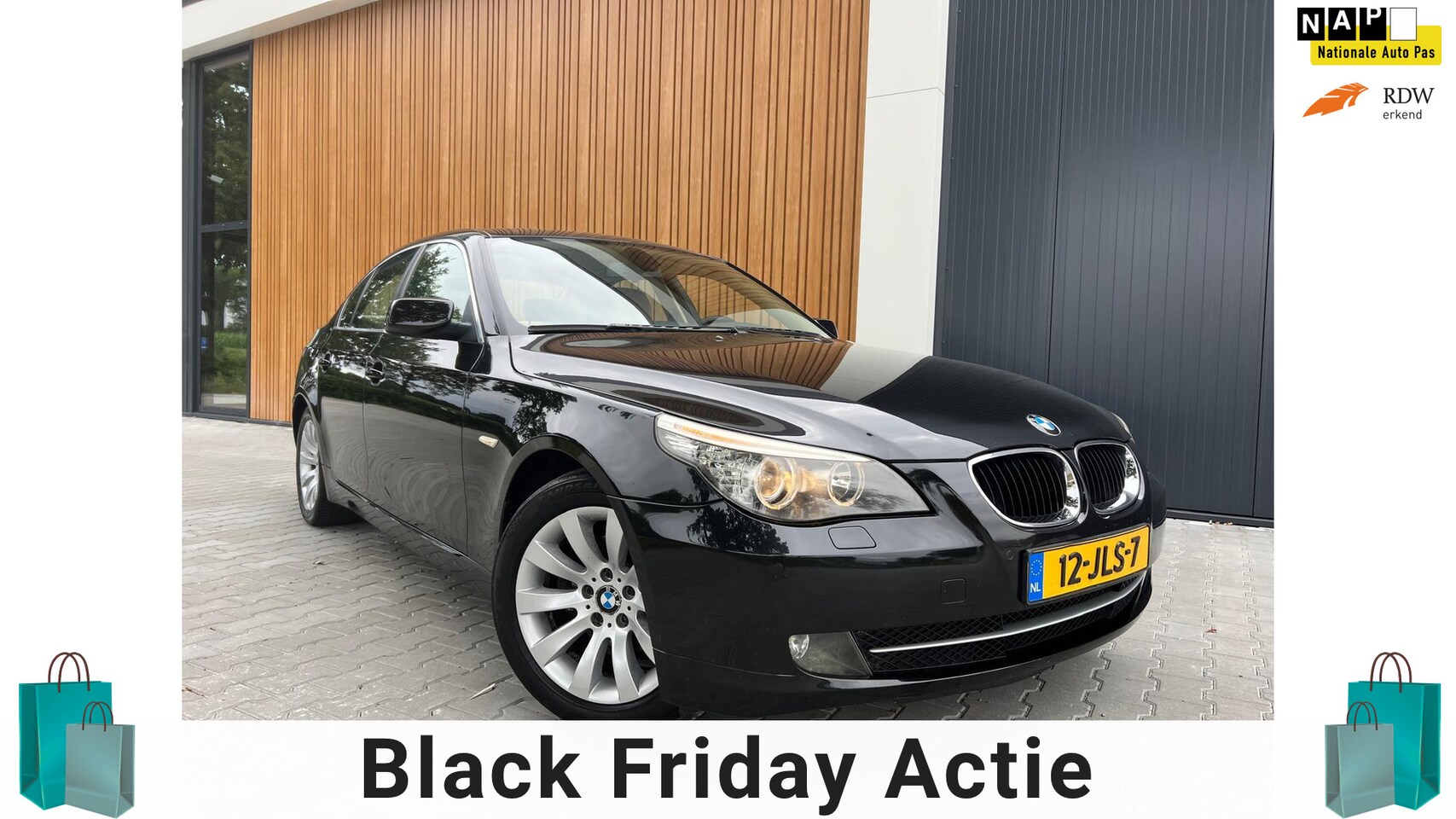 BMW 5-serie - 520i BUSINESS + AUTOMAAT (( EXPORT )) - AutoWereld.nl
