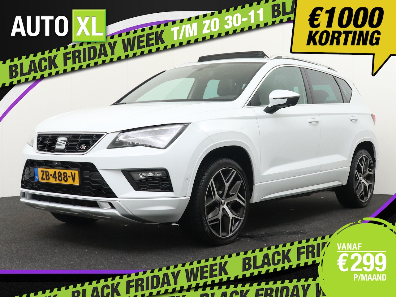 SEAT Ateca - 1.5 150 PK Aut. TSI FR Intense Pano-dak Digi.Dash Camera 19'LMV K - AutoWereld.nl