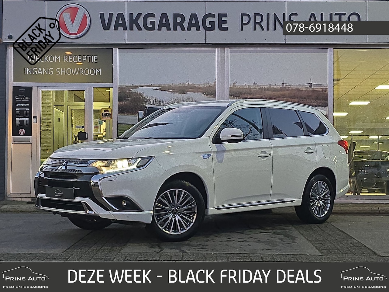 Mitsubishi Outlander - 2.4 PHEV Intense+ |STOELVW|NAVI|TREKHAAK|CAMERA|CLIMA| 4072 - AutoWereld.nl