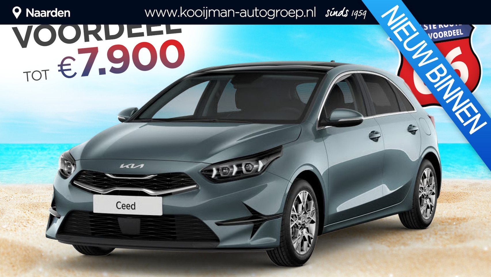 Kia Cee'd - Ceed 1.0 T-GDi Design Edition Rijklaar vanaf €28.495,- Nu bij Kooijman Naarden tijdelijke - AutoWereld.nl