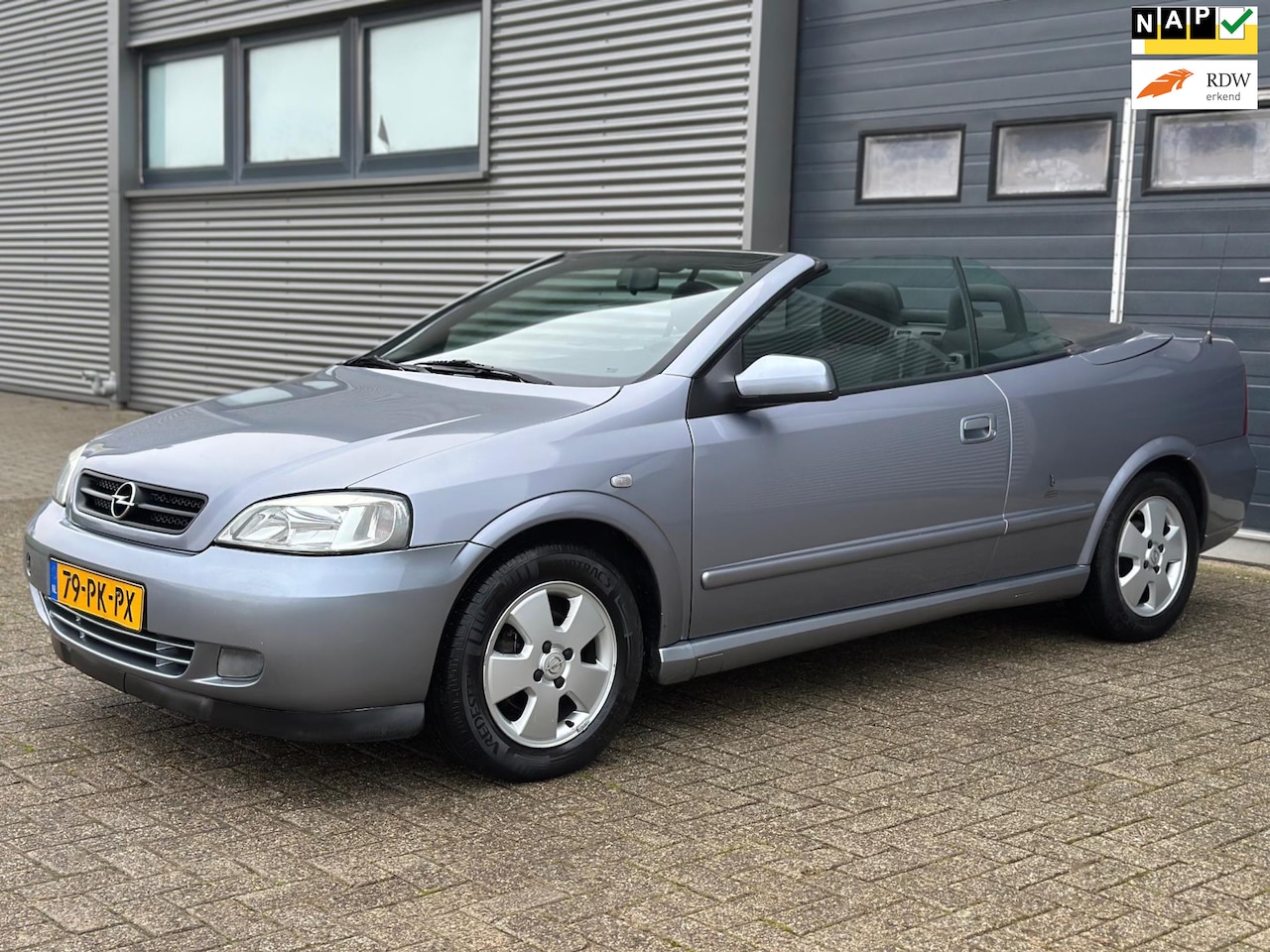 Opel Astra Cabriolet - 1.6-16V 1 STE EIGENAAR - DEALER ONDERHOUDEN - NWE APK - NETTE STAAT!! - AutoWereld.nl