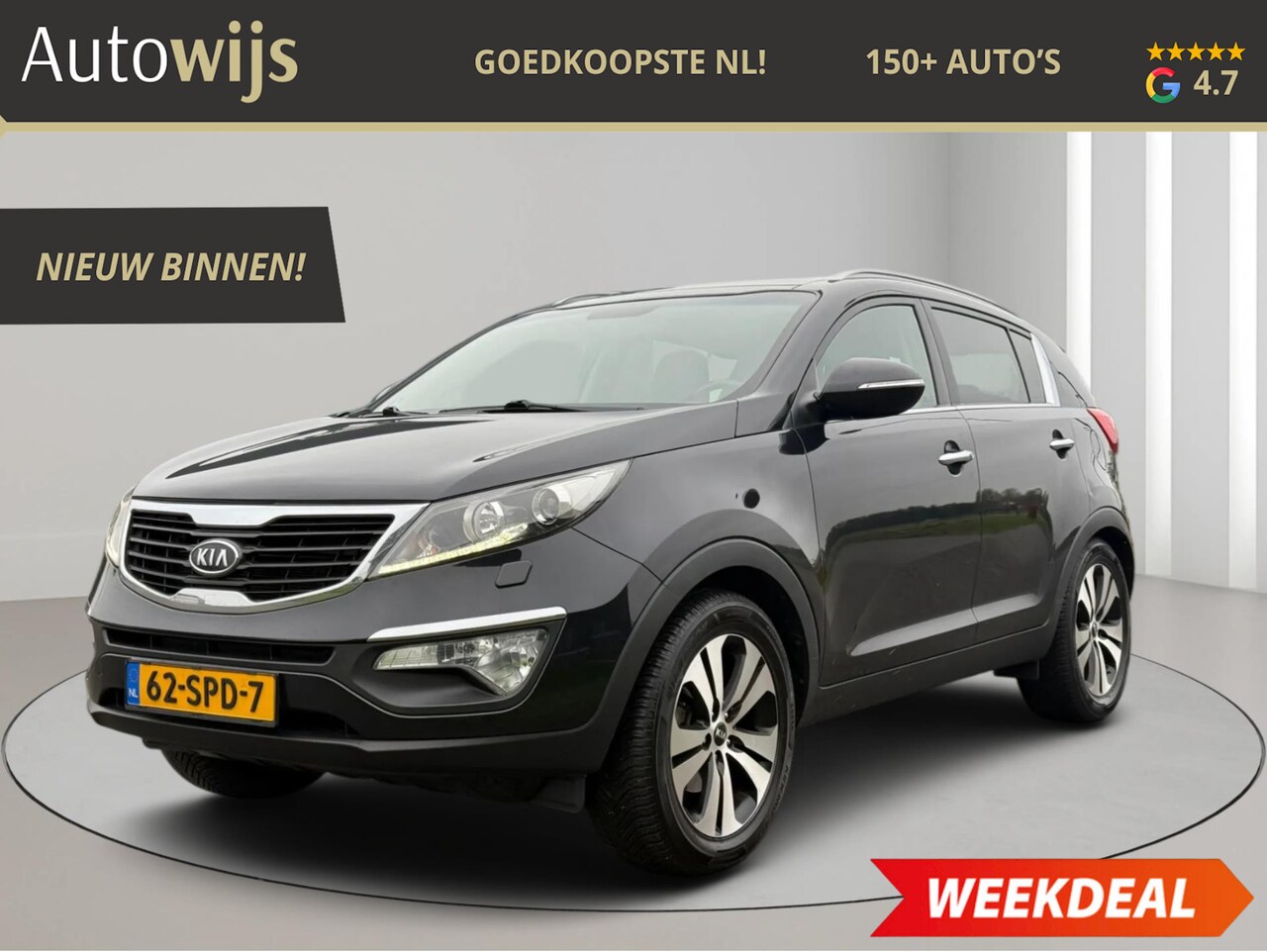 Kia Sportage - 2.0 X-clusive|PANO|TREKHAAK|CARPLAY|CLIMA|LEDER|GOED ONDERHOUDEN - AutoWereld.nl