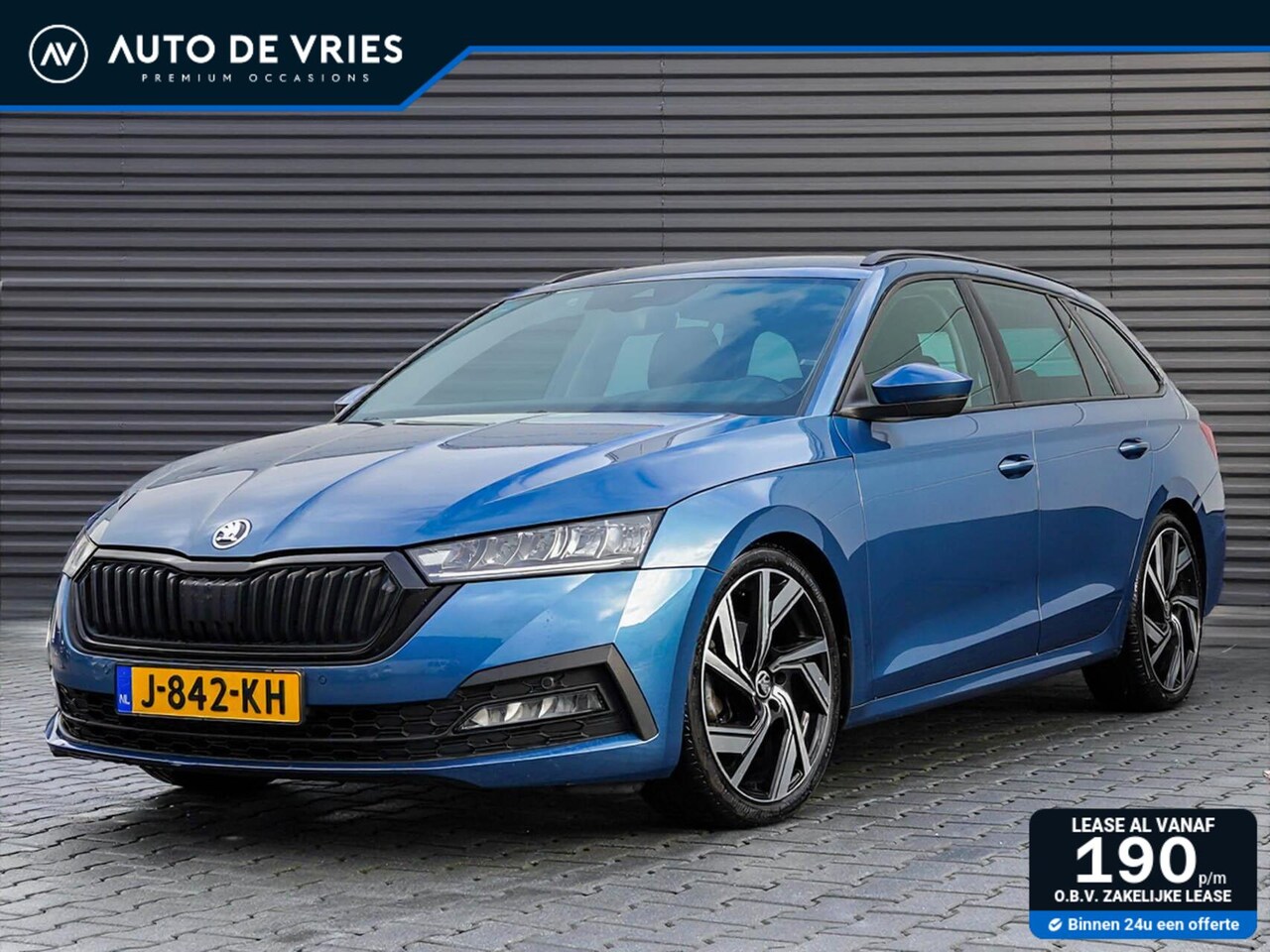 Skoda Octavia Combi - 1.0 TSI 110pk Business Edition | ECC | Full LED | Carplay | 19'' Velgen - AutoWereld.nl