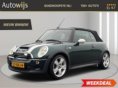 MINI Cabrio - 1.6 Cooper S Chili|XENON|JCW|NAVI|LEDER|GOED ONDERHOUDEN