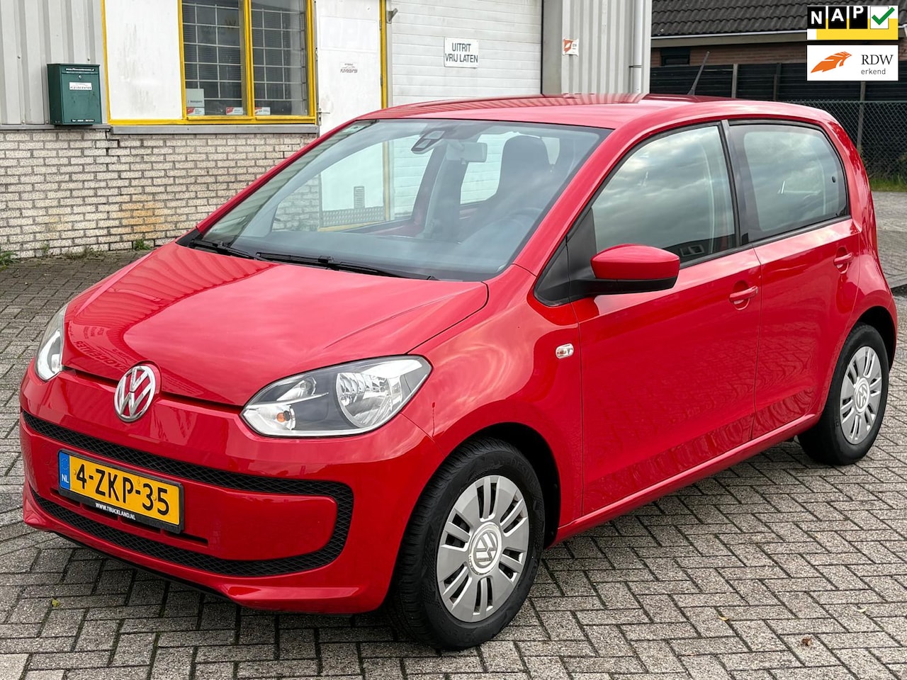 Volkswagen Up! - 1.0 I 12V 60 PK Bj 2015 move up! BlueMotion 1e Eig 5 Deurs Weinig Km,s 49.783 Airco Stuurb - AutoWereld.nl