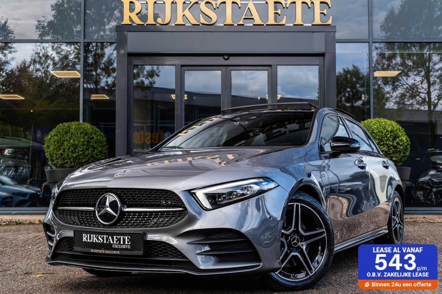 Mercedes-Benz A-klasse - A250e AMG|PANO|18''|BURMESTER|MEMORY - AutoWereld.nl