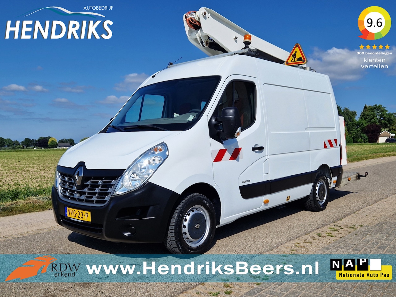 Renault Master - T35 2.3 dCi L1H2 - 126 Pk - Euro 6 - ET 26 NE Versalift Hoogwerker - AC - Cruise Control - AutoWereld.nl