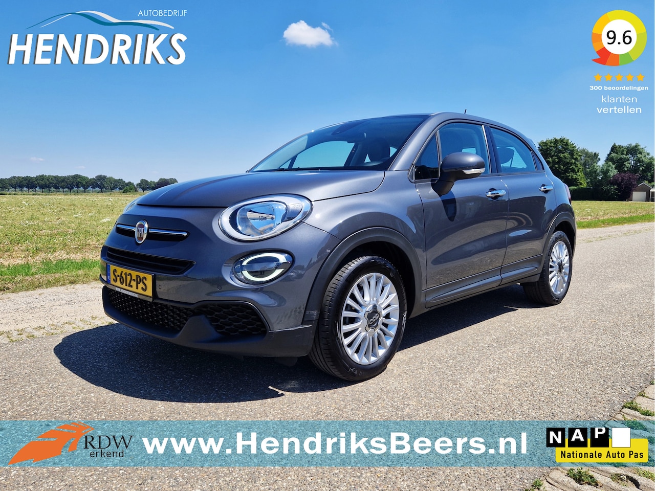 Fiat 500 X - 1.0 GSE Lounge - 120 Pk - Euro 6 - Navi - Climate Control - AutoWereld.nl
