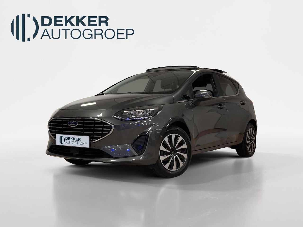 Ford Fiesta - 1.0 EcoBoost 100 pk Titanium 5-deurs Panoramadak-Winter Pack-Parking Pack-stoelhoogte vers - AutoWereld.nl