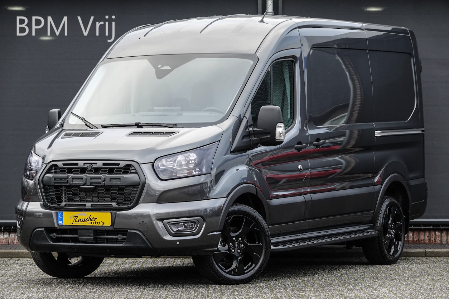 Ford Transit - L2H2 | 165Pk A8 Aut. | Raptor Edition | 2x Schuifdeur | Achteruitrijcamera | Trekhaak | 19 - AutoWereld.nl