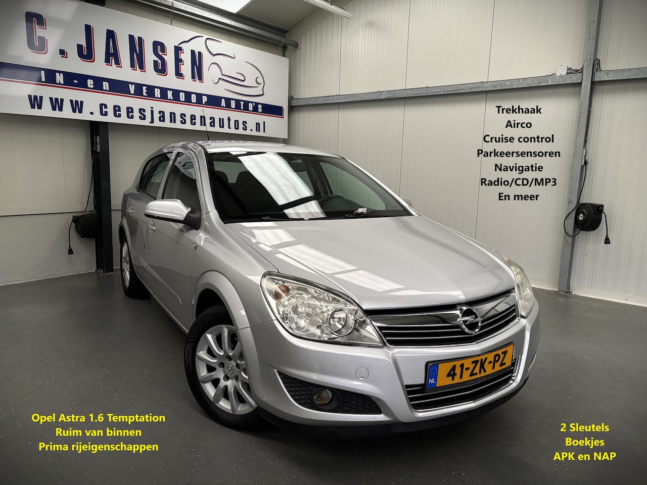 Opel Astra - 1.6 Temptation Mooie auto! | Airco | Cruise control | Parkeersensoren achter - AutoWereld.nl