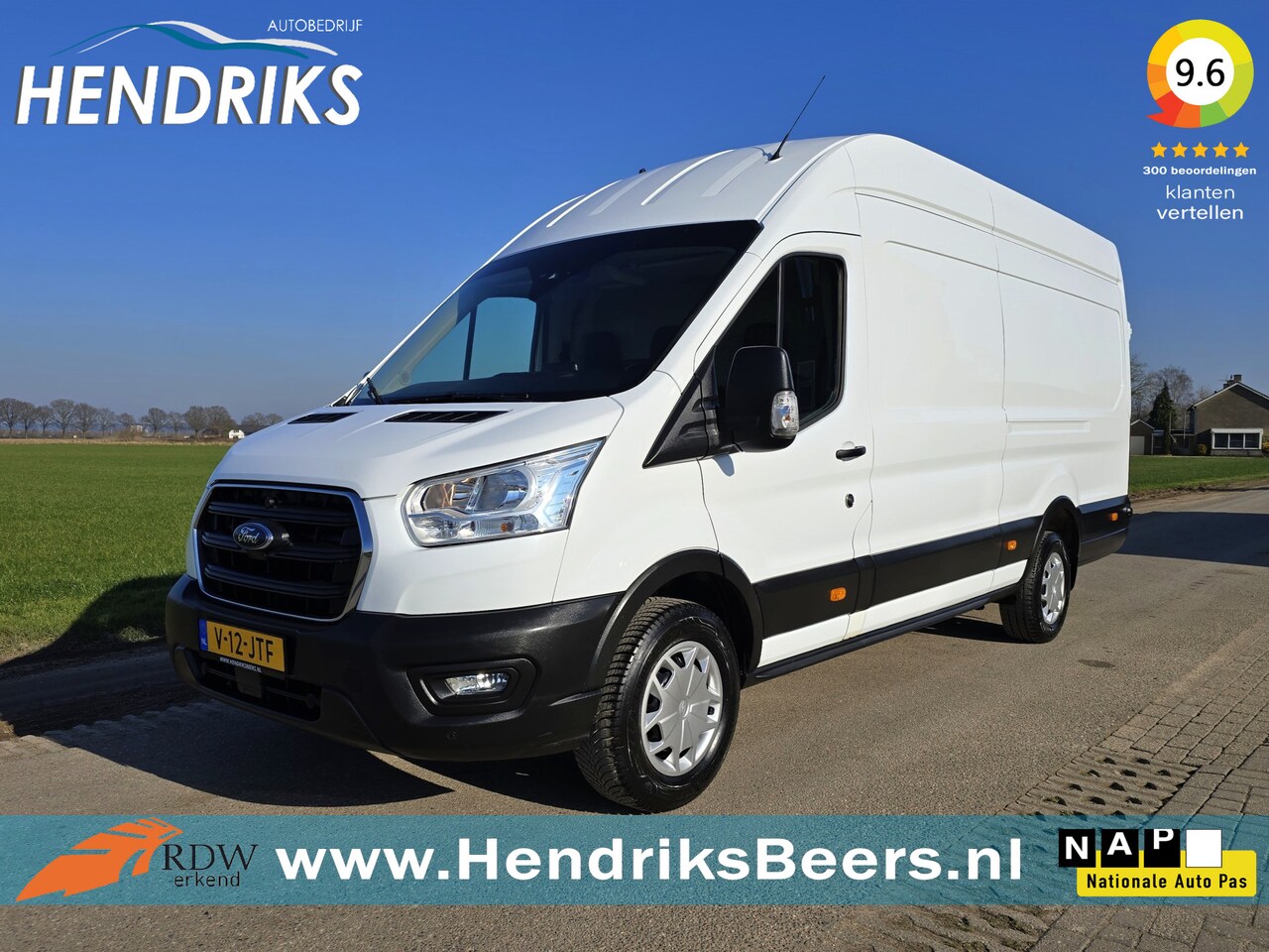 Ford Transit - 350 2.0 TDCI L4 H3 Trend RWD - 130 Pk - Euro 6 - Camera - Navi - Stoelverwarming - AutoWereld.nl