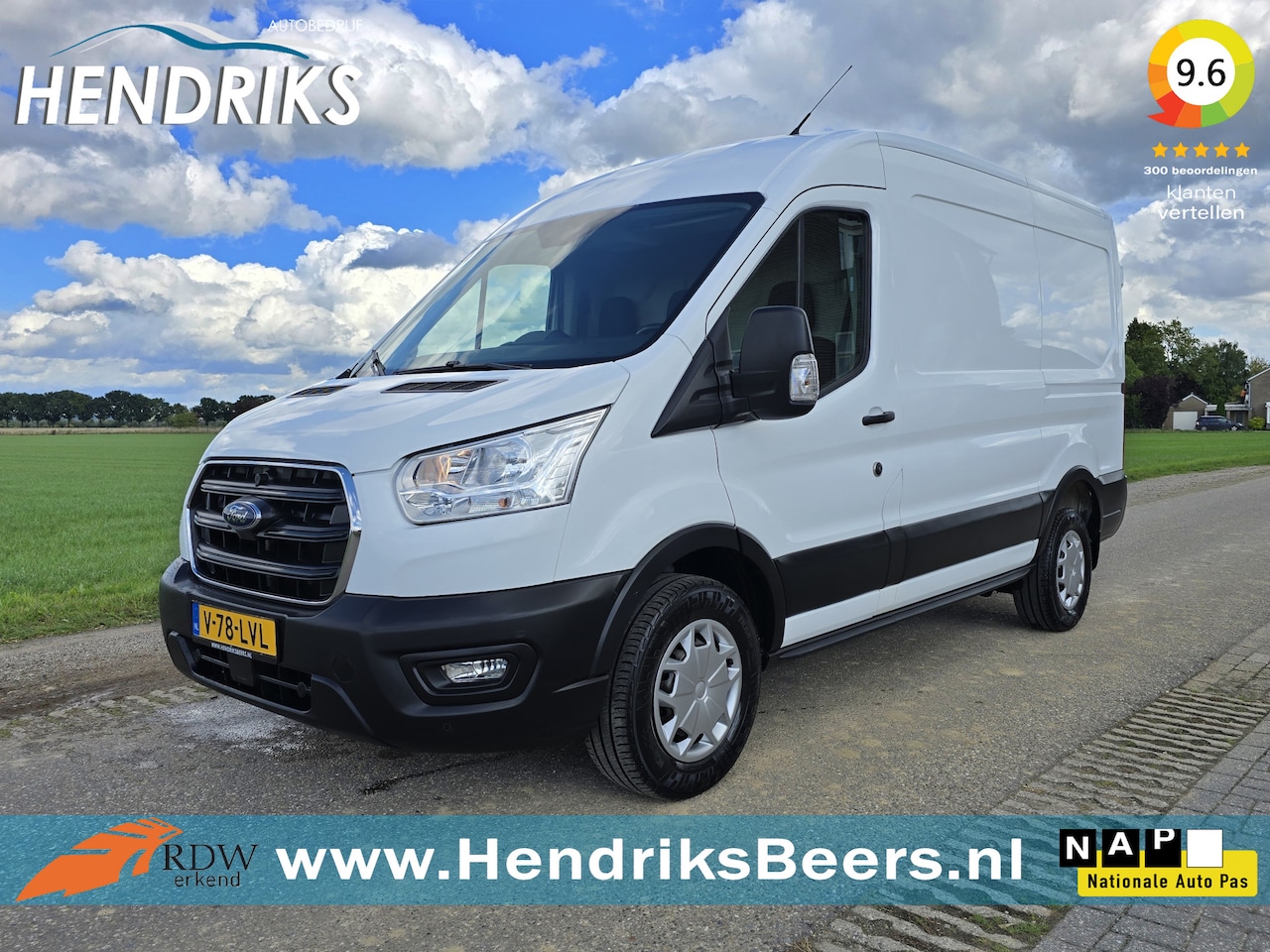 Ford Transit - 350 2.0 TDCI L2 H2 - 130 Pk - Euro 6 - Airco - Cruise Control - AutoWereld.nl
