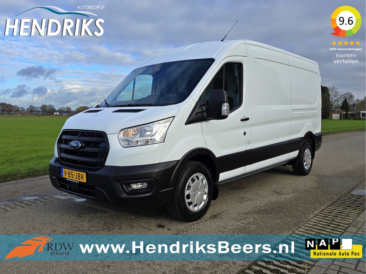 Ford Transit - 350 2.0 TDCI L3 H2 Trend - 130 Pk - Euro 6 - Airco - Cruise Control - Parkeersens. V+A - AutoWereld.nl