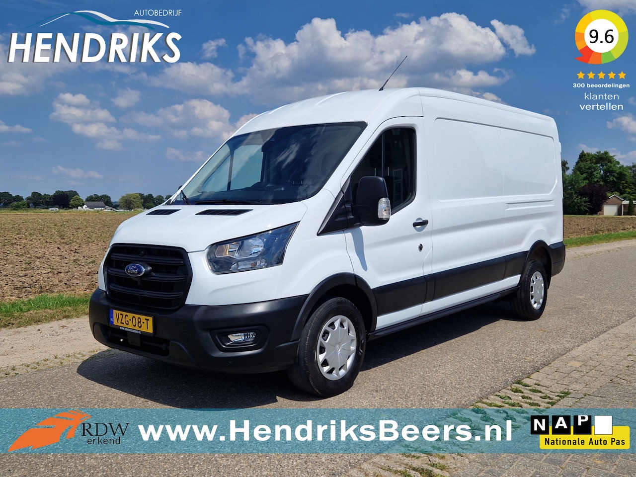 Ford Transit - 350 2.0 TDCI L3 H2 Trend - 130 Pk - Euro 6 - Airco - Cruise Control - AutoWereld.nl