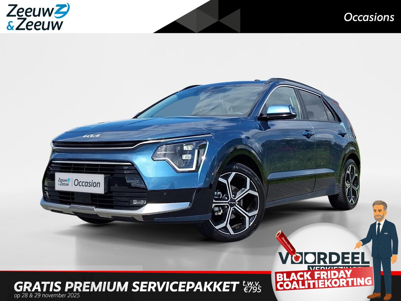 Kia Niro - 1.6 GDi Hybrid ExecutiveLine | Black Friday Actie! | Schuif/kanteldak | Dodehoekdetectie | - AutoWereld.nl