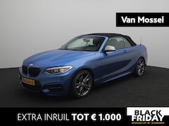 BMW 2-serie Cabrio - M240i High Executive | Nette staat | | Dealer onderhouden | Estoril Blau | Navi | Led kopl
