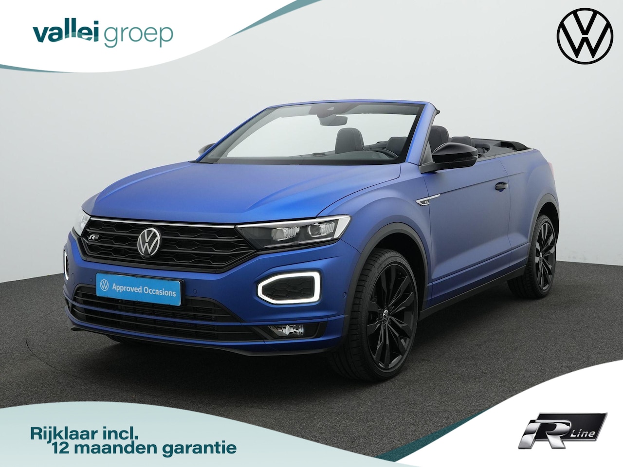 Volkswagen T-Roc Cabrio - 1.5 TSI 150 pk DSG R-Line Edition Blue Plus | Trekhaak | Leder | Adaptief onderstel | Beat - AutoWereld.nl