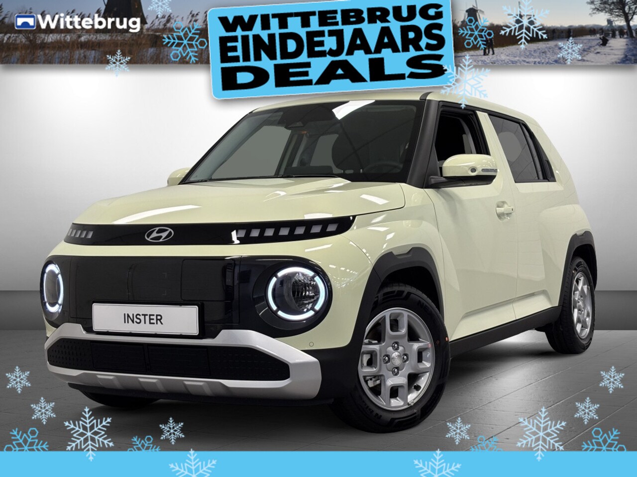 Hyundai Inster - Pulse 49 kWh Volledig Elektrisch automaat met Navigatie en Lichtmetalen velgen Uit voorraa - AutoWereld.nl
