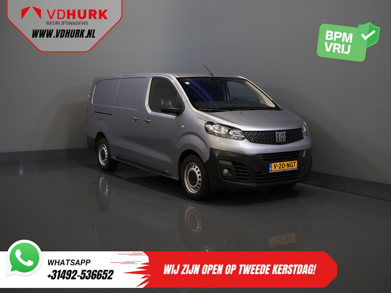 Fiat Scudo - 2.0 MJ 145 pk L3 BPM VRIJ! Adapt.Cruise/ Climate/ Keyless/ Carplay/ Camera/ PDC - AutoWereld.nl