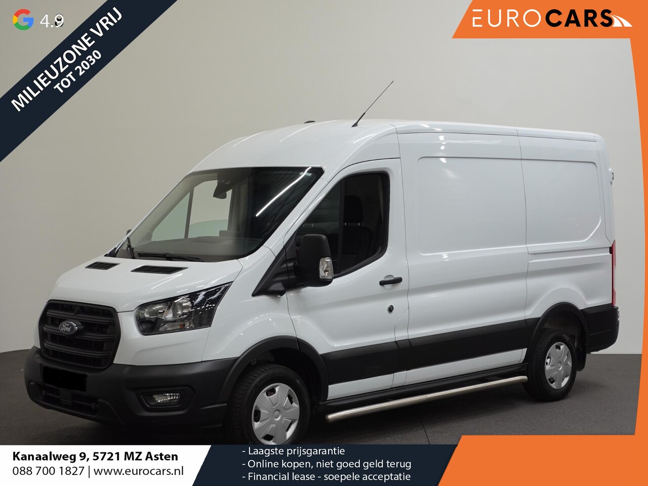Ford Transit - 105pk 2.0 L2H2 Trend Airco Trekhaak Navi Cruise Airco Navi Cruise Control Trekhaak Prijs I - AutoWereld.nl