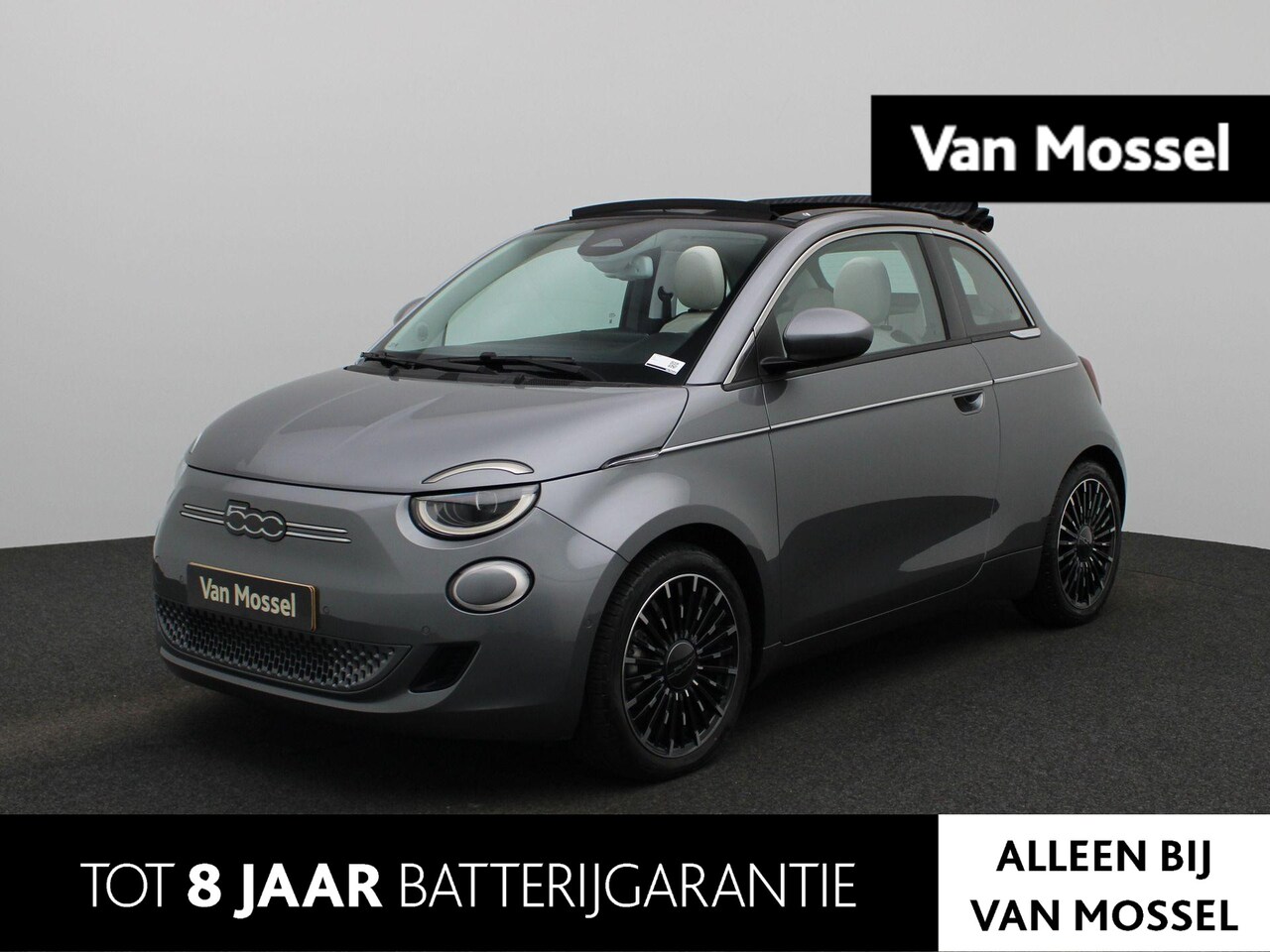 Fiat 500 C - La Prima 42 kWh Cabriotop| BTW| Automaat | WLTP 320 km| Navigatie| Achteruitrijcamera| Cru - AutoWereld.nl