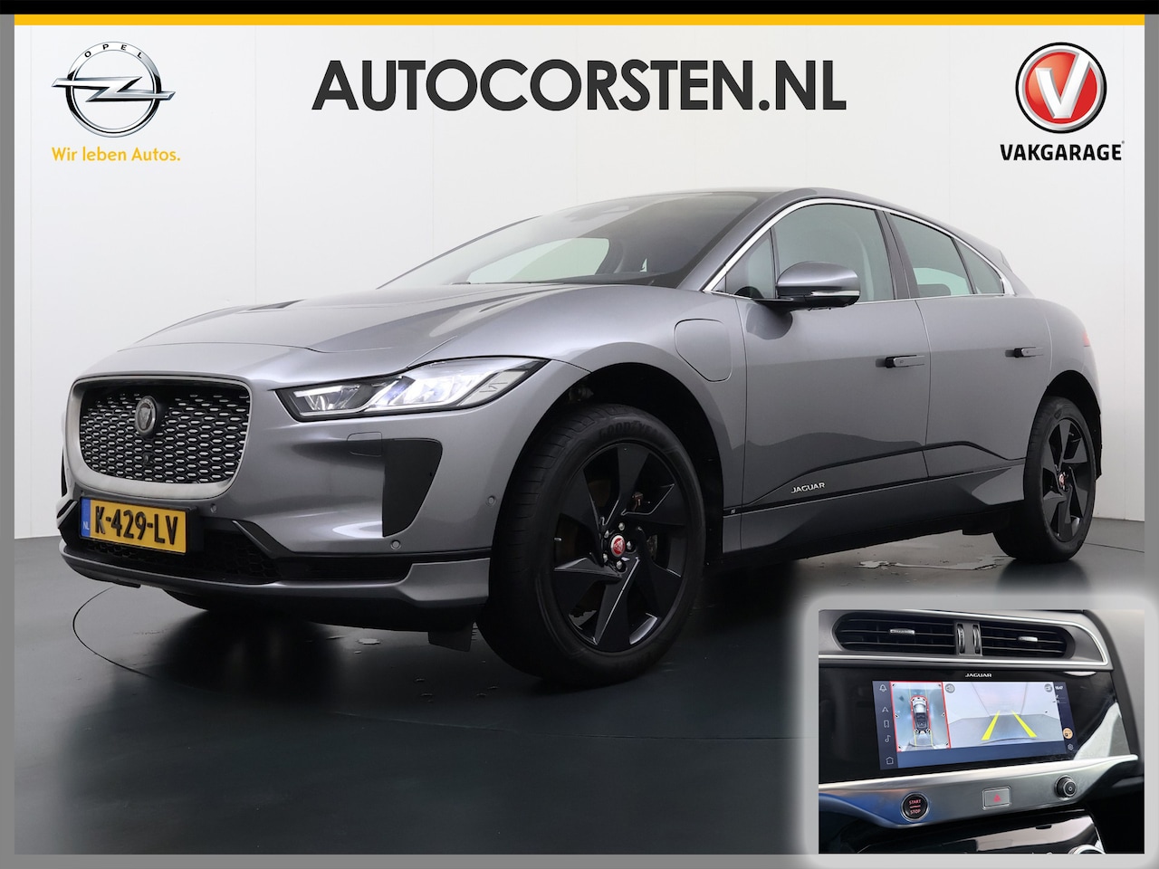 Jaguar I-PACE - EV400 AWD 90kWh Leder 360°Camera Business Edition S Meridian®-Audio Stoel+Stuurverwarming - AutoWereld.nl