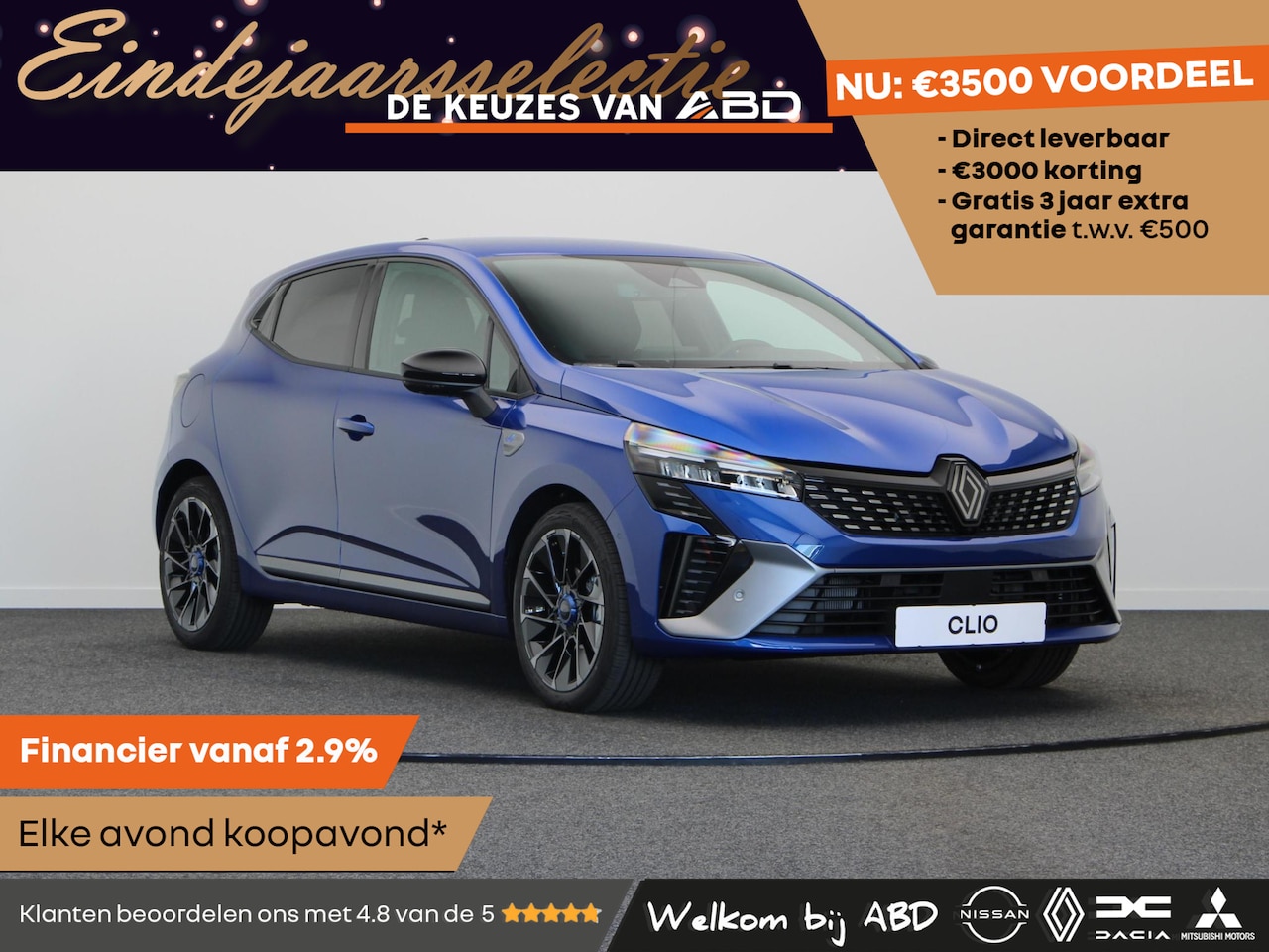 Renault Clio - esprit Alpine Hybrid 145 | Achteruitrijcamera | Adaptive Cruise Control | Blind Spot Warni - AutoWereld.nl