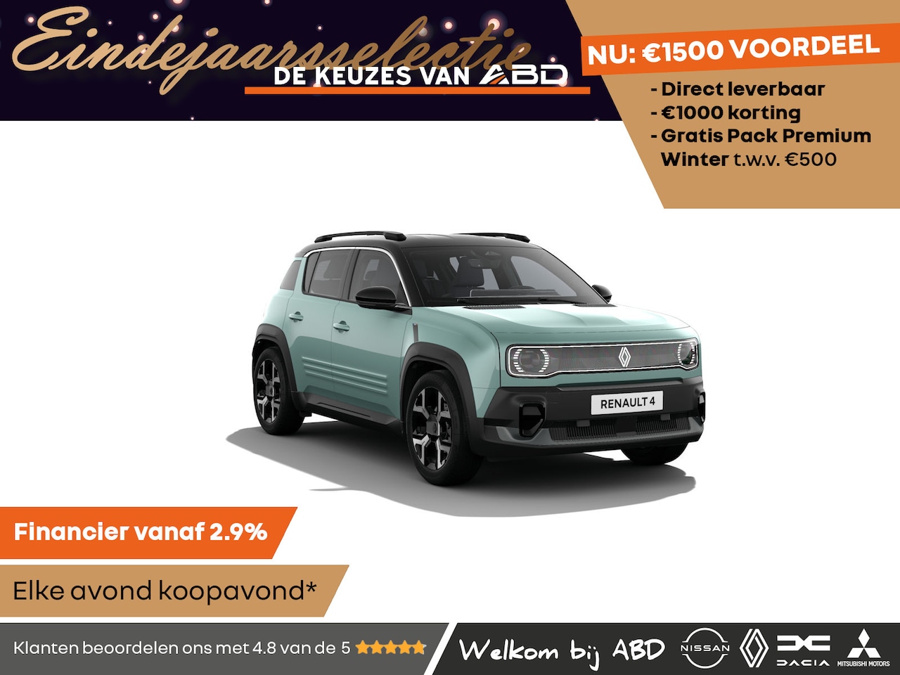 Renault 4 - Techno Comfort range | Achteruitrijcamera | Elektronisch geregelde airconditioning | Full - AutoWereld.nl