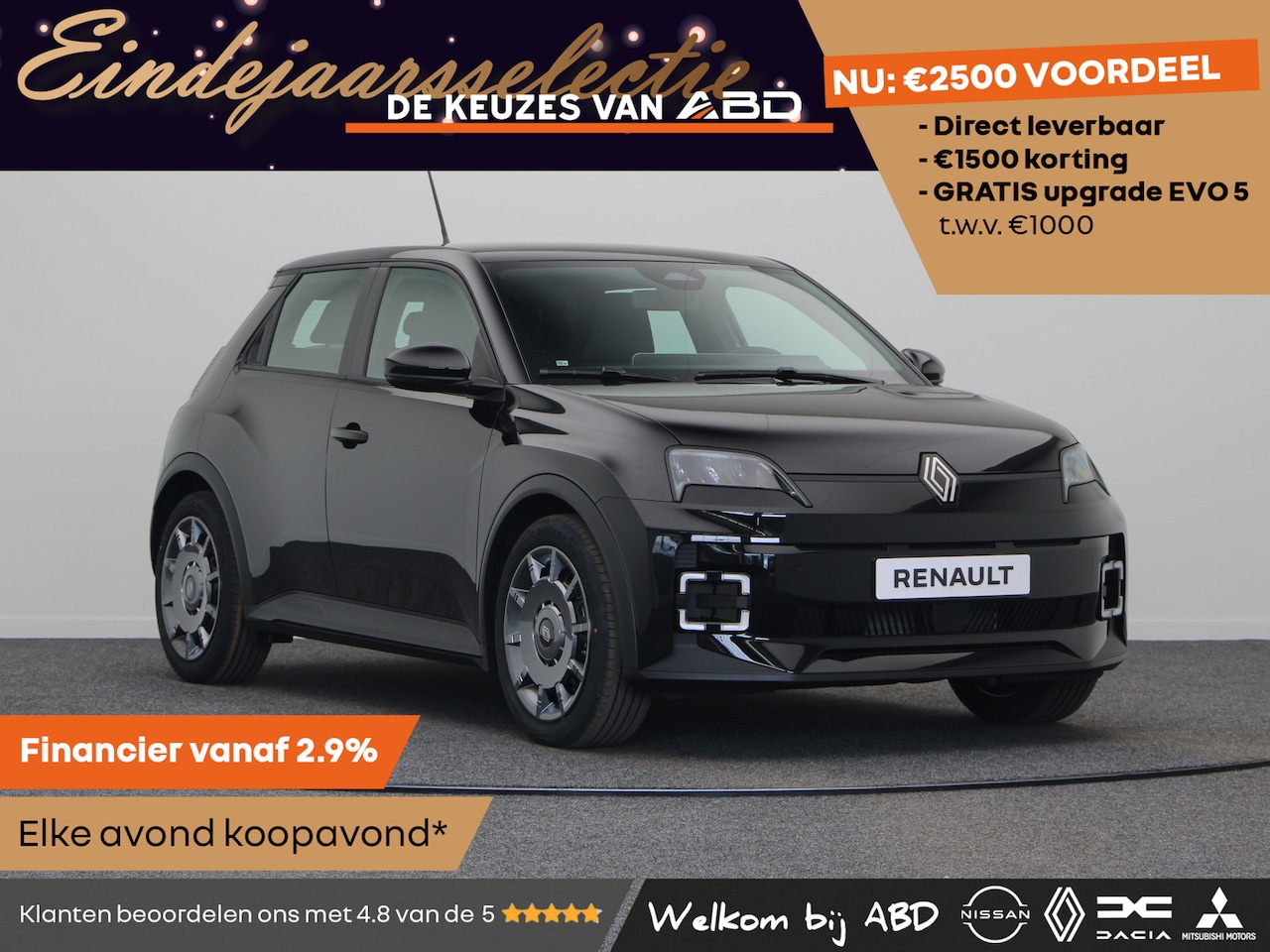 Renault 5 - Evolution Urban range | Cruise control met snelheidsbegrenzer | Full LED koplampen | ISOFI - AutoWereld.nl