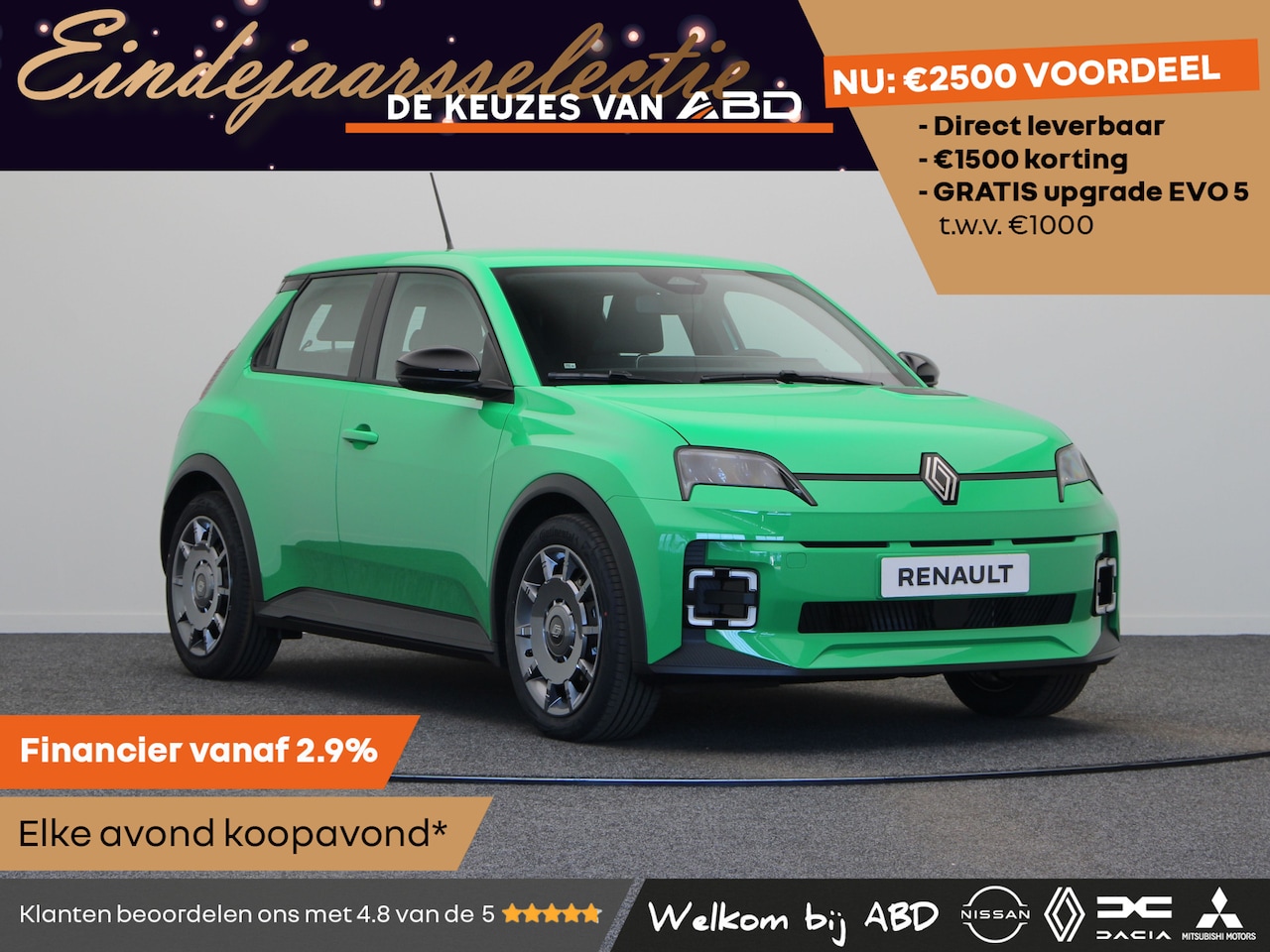 Renault 5 - Evolution Urban range | Cruise control met snelheidsbegrenzer | Full LED koplampen | ISOFI - AutoWereld.nl