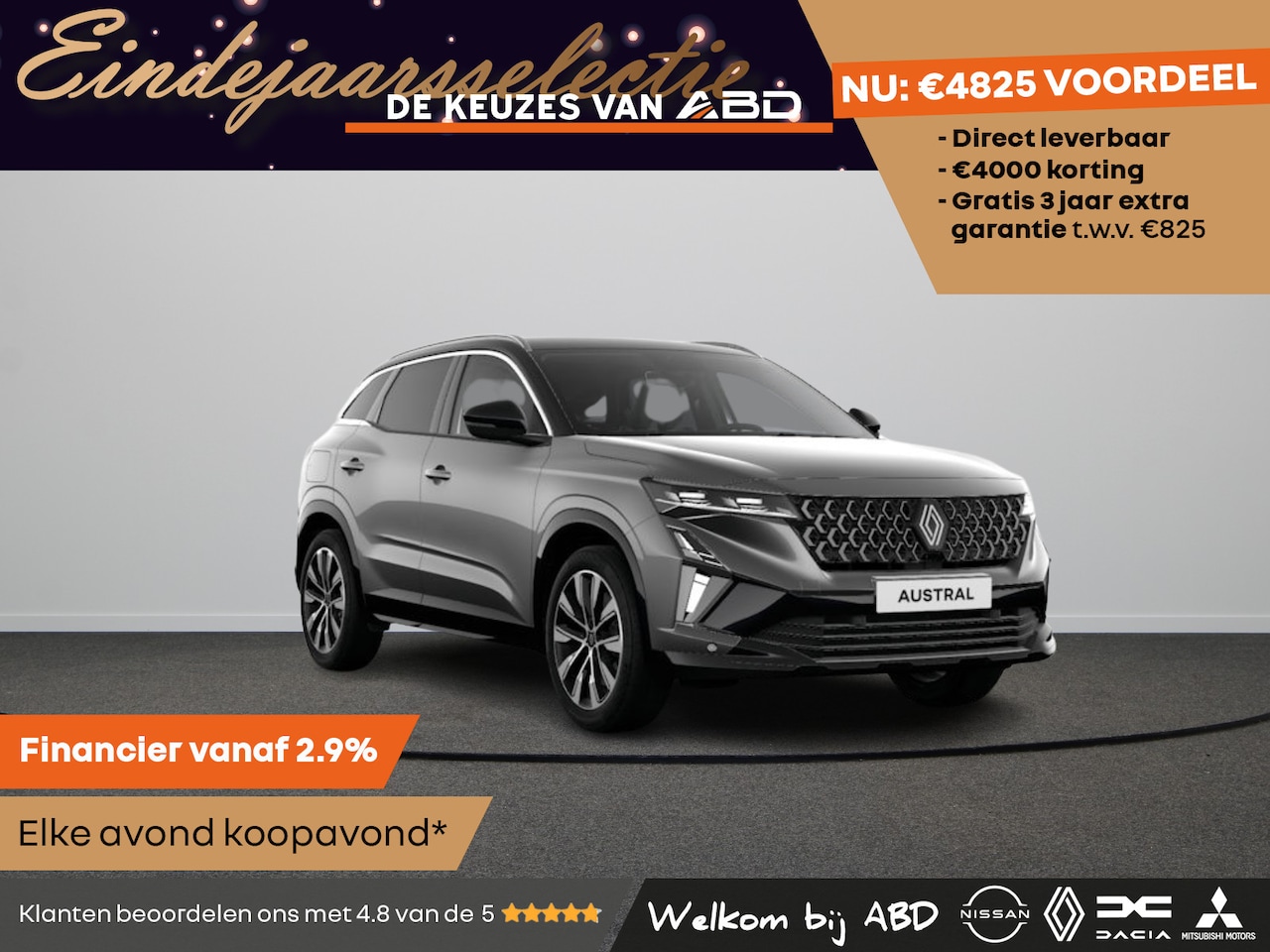 Renault Austral - Techno Hybrid 200 | Achteruitrijcamera | Adaptive Cruise Control | Blind Spot Warning - AutoWereld.nl