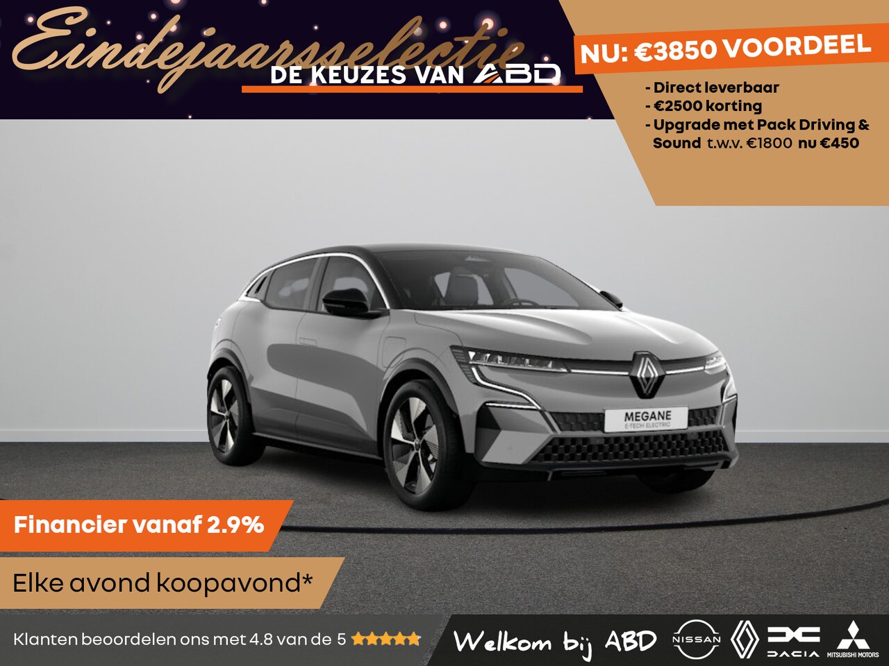 Renault Mégane E-Tech - Techno Comfort range | Achteruitrijcamera | Adaptive Cruise Control | Adaptive Vision LED - AutoWereld.nl