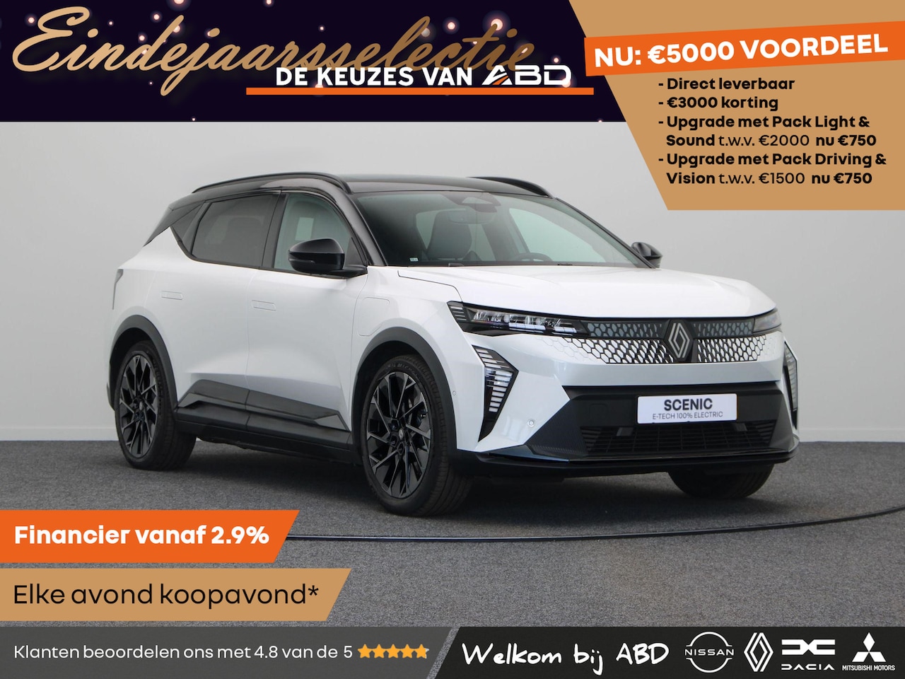 Renault Scenic E-Tech - esprit Alpine Long range | 20” lichtmetalen wielen ‘Speedway’ | Achteruitrijcamera | Adapt - AutoWereld.nl