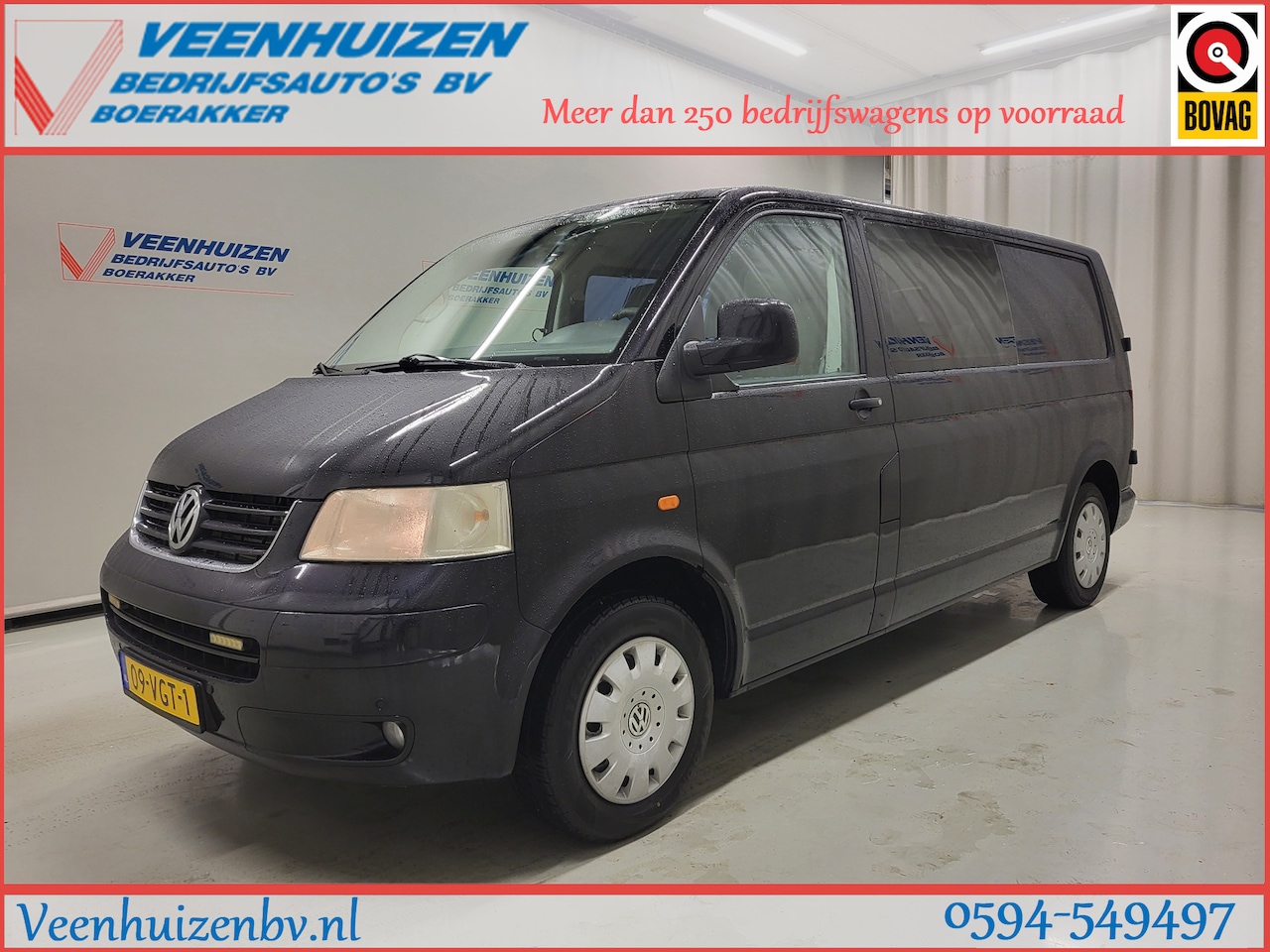 Volkswagen Transporter - 2.5TDI 130pk L2/H1 Dubbele Cabine! - AutoWereld.nl