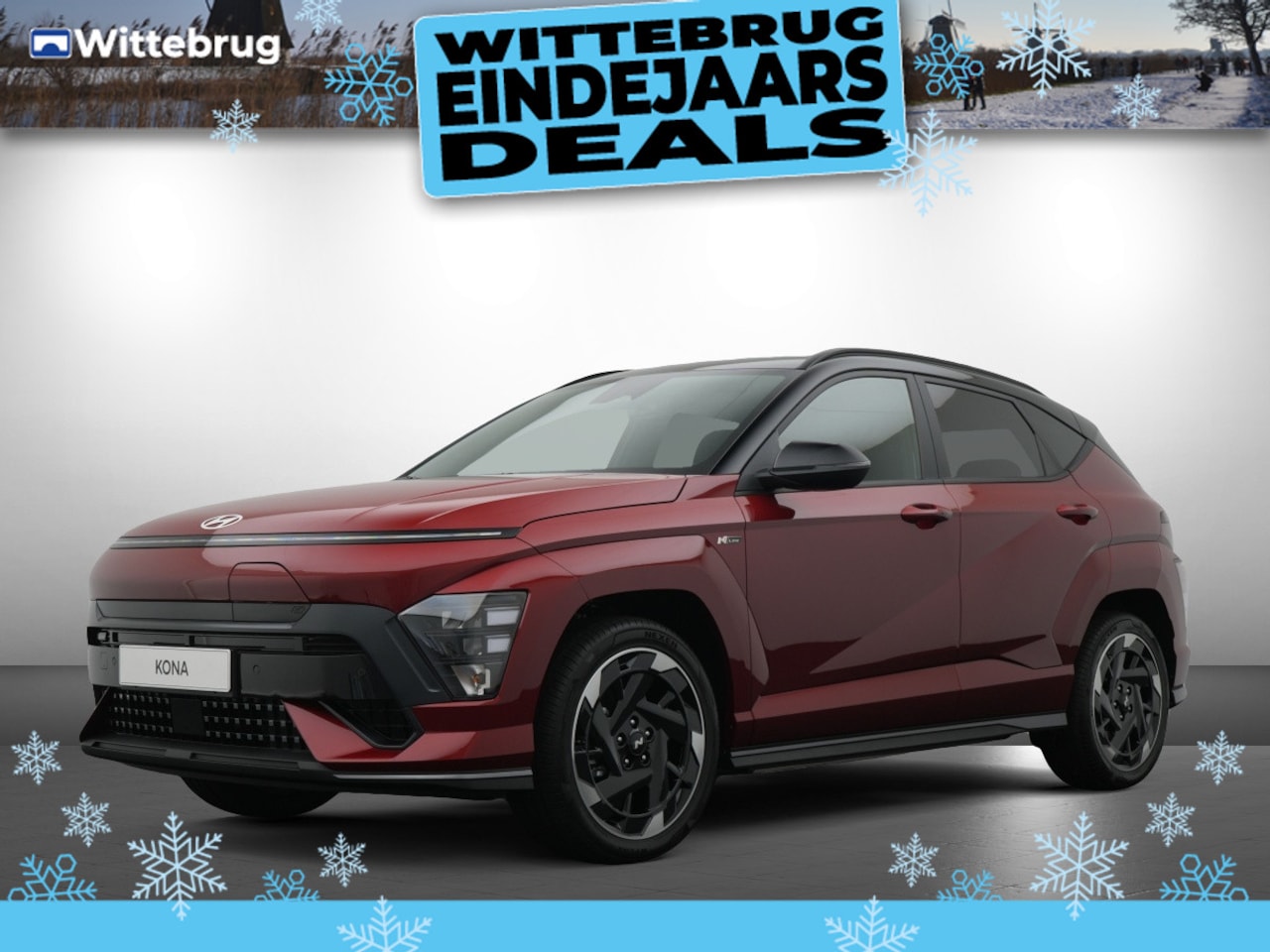 Hyundai Kona Electric - N Line Business 64.8 kWh Volledig Elektrish, Fiscaal aantrekkelijk, Navigatie en 360 grade - AutoWereld.nl