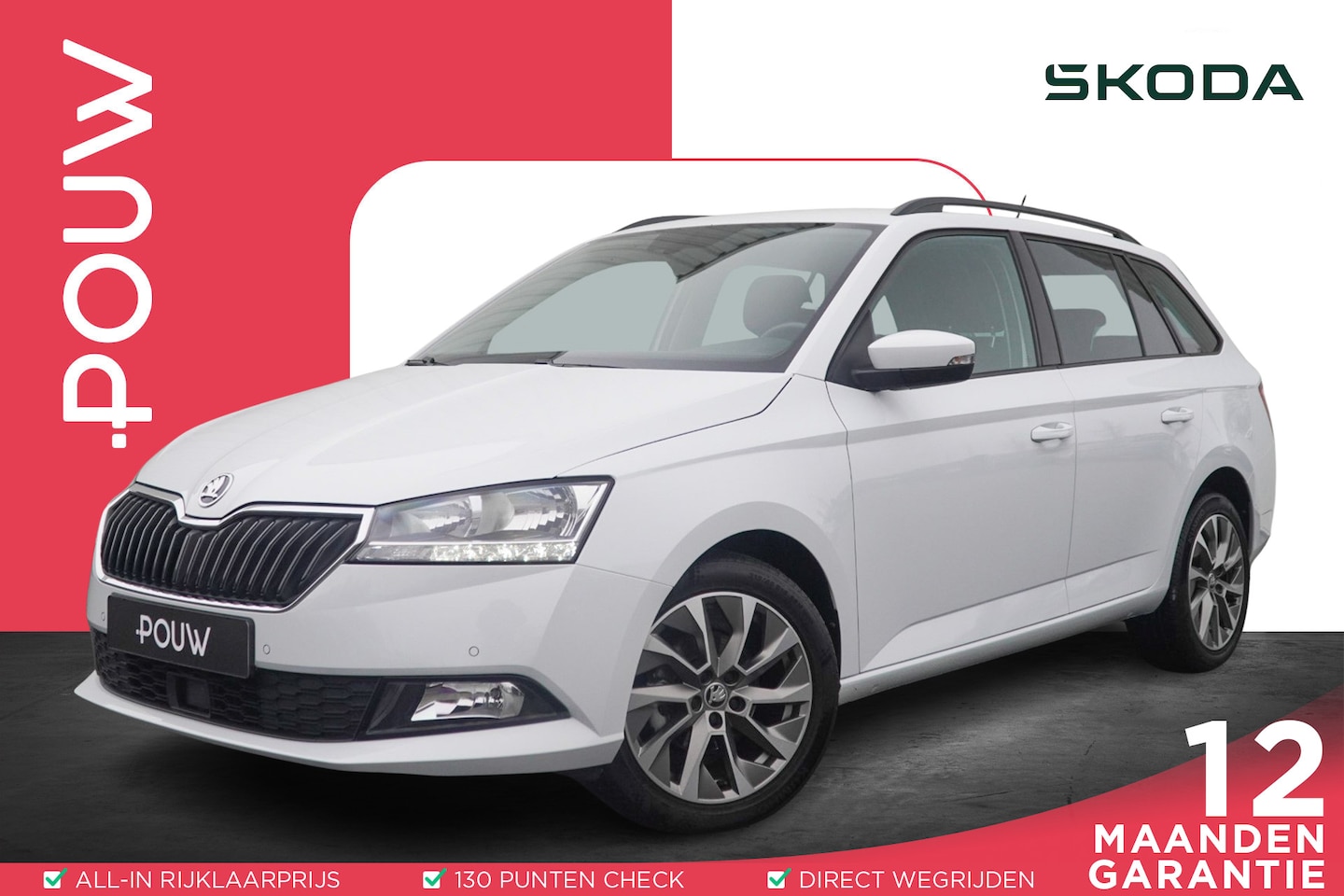 Skoda Fabia Combi - 1.0 TSI 95pk Business Edition | Adaptive Cruise Control | Parkeersensoren V+A | Verwarmbar - AutoWereld.nl